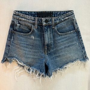 Alexander Wang Women's Mid Rise Jean Shorts Size 24